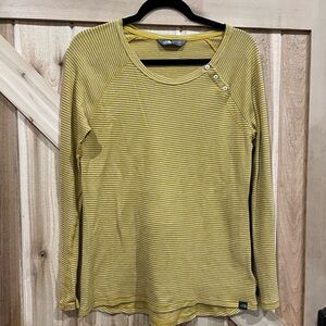 The North Face Mustard Striped Top